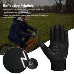 Children's Bicycle Riding Gloves Warm Non-slip