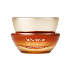 ginseng anti-aging cream in luxurious jar with lid