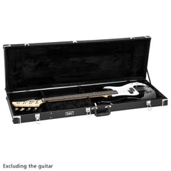 Bass Guitar Hard Case Portable for All Bass Hardsell Case with Lock Black