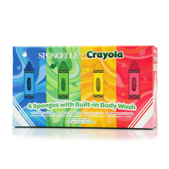Crayola Body Wash Infused Buffer Gift Set