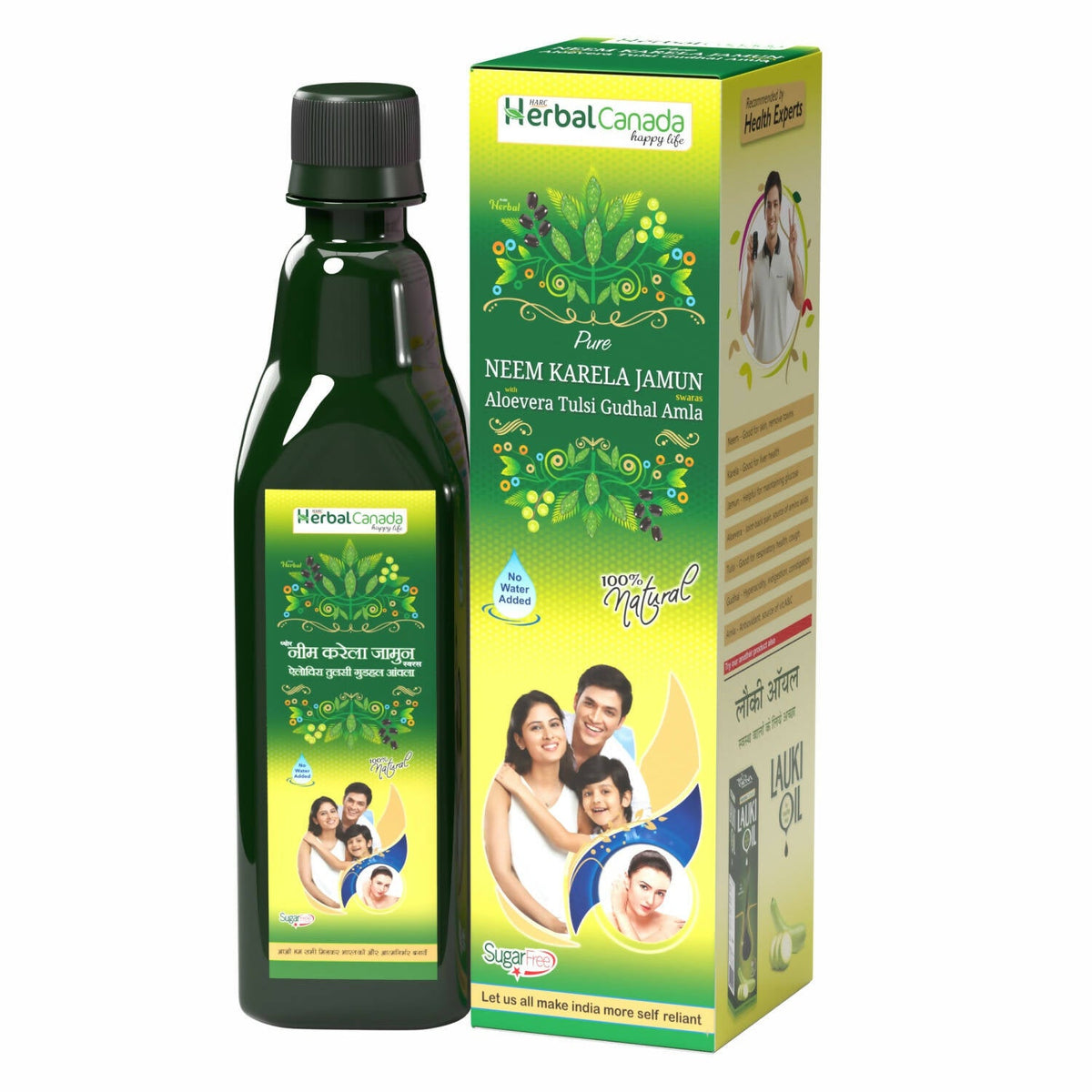 Jus de neem, karela et jamun Herbal Canada