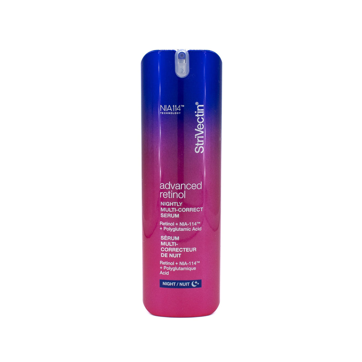 Sérum multi-correcteur de nuit au rétinol avancé StriVectin 1oz - Boîte imparfaite