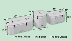 Bañera inflable Deluxe RevX