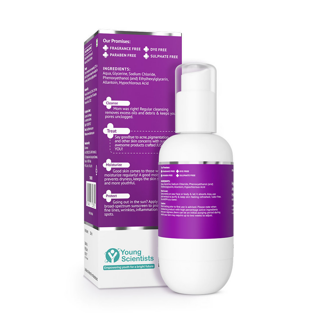 Spray hydratant anti-acné The Derma Co Hypochlorous
