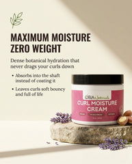 Crema hidratante para rizos — Crema para rizos y acondicionador sin enjuague para cabello rizado