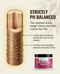 Crema hidratante para rizos — Crema para rizos y acondicionador sin enjuague para cabello rizado