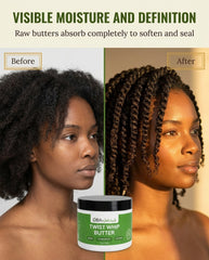 Manteca batida para twists — Manteca definidora de rizos para peinados twist-out