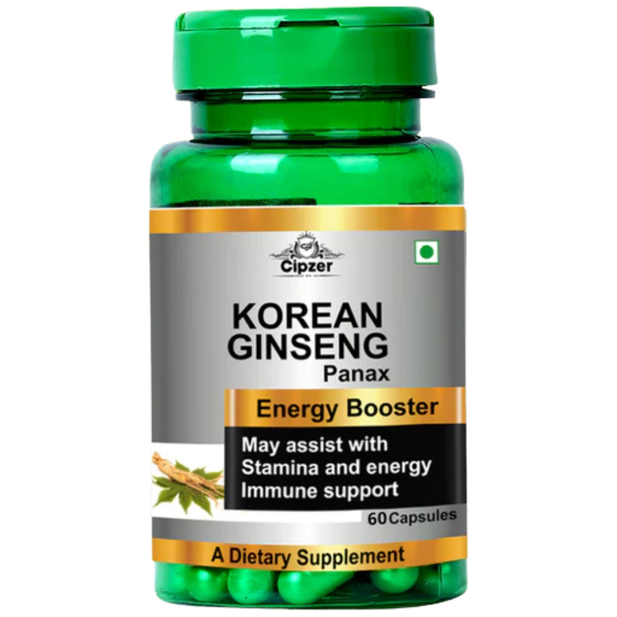 Cipzer capsules de ginseng coréen