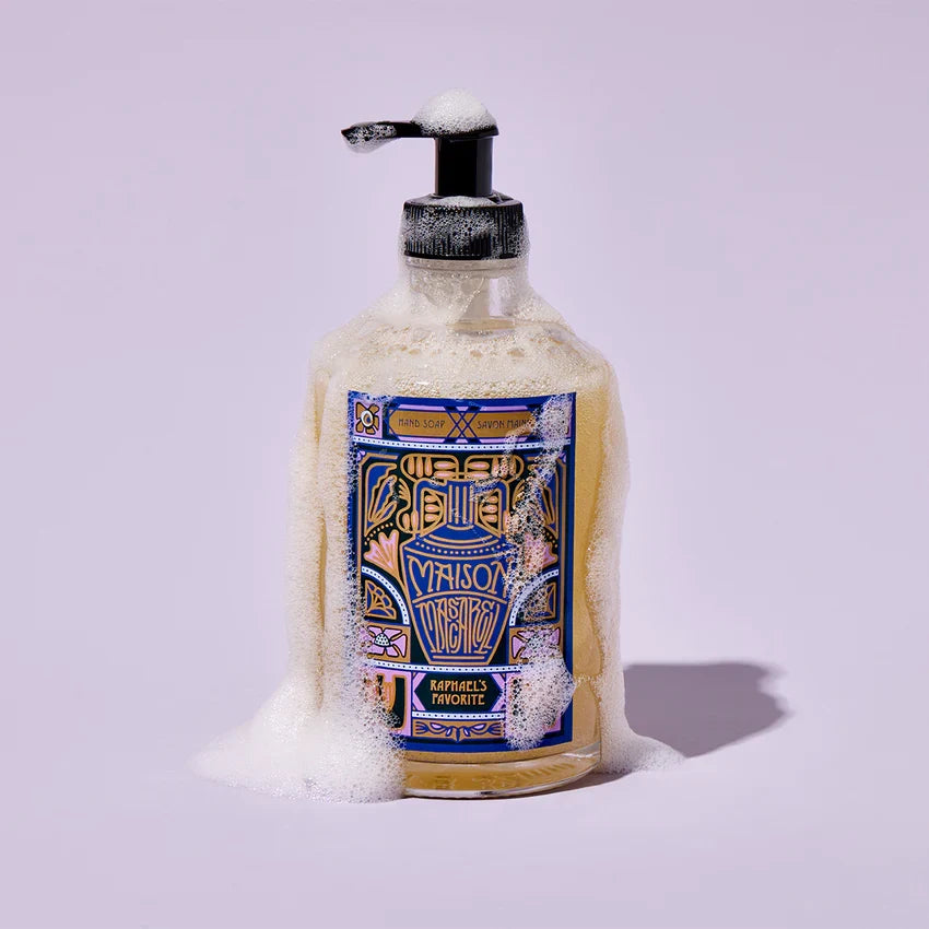 Kit de démarrage de savon pour les mains Maison Mascarell, distributeur et recharge de savon - Contenant imparfait