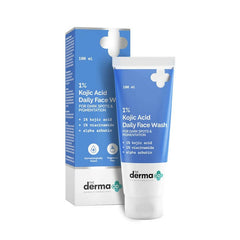 Nettoyant visage The Derma Co à 1 % d’acide kojique contre les taches brunes et la pigmentation