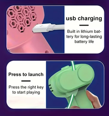 Handheld Luminous Rope Transmitter – USB Rechargeable, Stress Relief
