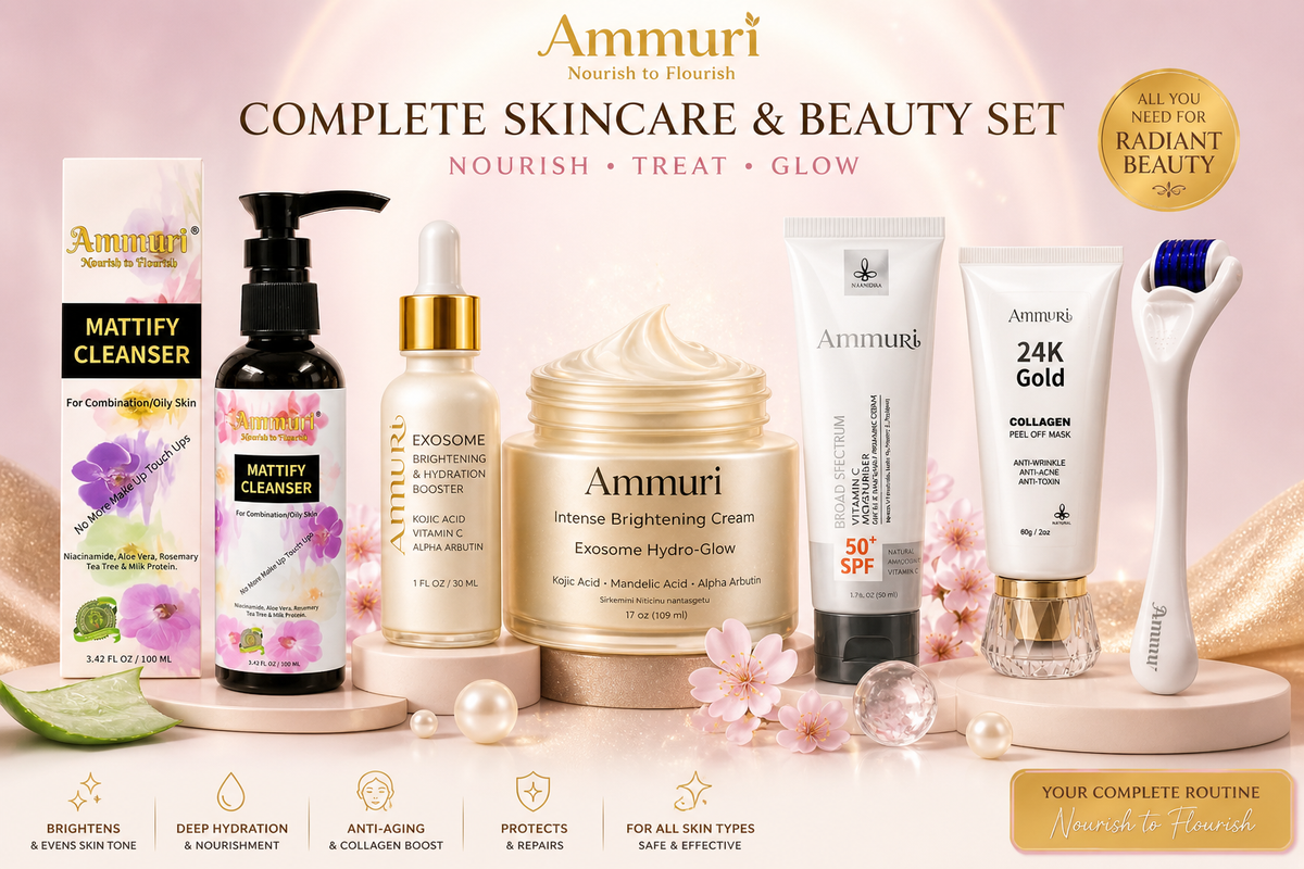 Complete Brightening Skincare & Beauty Set