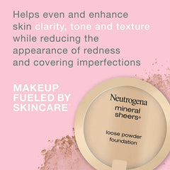 Fond de teint poudre libre Mineral Sheers Neutrogena, beige naturel 60