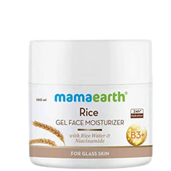 Gel hydratant pour le visage au riz Mamaearth avec eau de riz et niacinamide