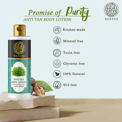 Lotion corporelle naturelle anti-bronzage Buddha