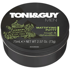 Toni&Guy Matte Finish Hair Styling Cream Wax - 75ml, Strong Hold, Natural Look