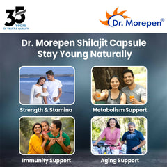 Combo de résine SJ naturelle et pure et de capsules SJ Dr. Morepen