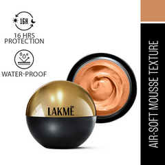 Fond de teint mousse Mattereal Lakme Xtraordin-Airy - 03 Golden Sand
