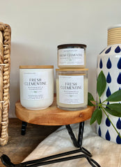 Fresh Clementine – Eco-Friendly Vegan Coconut Soy Candle