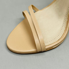 SCHUTZ Deonne Casual Deluxe Nappa Leather Sandal True Beige Sz 11 S013810172 (New)