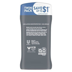 Déodorant solide en stick Dove Men+Care Clean Comfort, 3 oz/2 pièces - Neuf