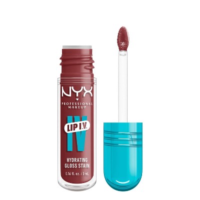 NYX Professional Makeup Lip IV Hydrating Lip Gloss Stain Hydra Honey 0.16 fl oz - New