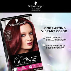 Schwarzkopf Color Ultime Permanente Haarfarbe Rubinrot - Neu
