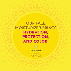 Jergens Glow Face Moisturizer Self Tanner Daily Sunscreen SPF 20 2 fl oz - Imperfect Box