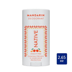 Déodorant Native pour femmes et hommes, édition limitée Jarritos Mandarin 2.65oz - Neuf