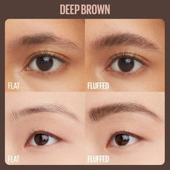 Maybelline Superfluff Volumizing Eyebrow Gel Mousse 004 Deep Brown 0.17 fl oz - New