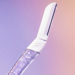 Billie Sparkle Dermaplaning Starter-Kit Wiederverwendbarer Griff + 3 Nachfüllklingen – Verpackung beschädigt