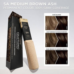 L'Oreal Paris Colorsonic Permanent Hair Color Cartridge  Medium Brown Ash 5A - Imperfect Box