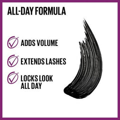 Maybelline Falsies Lash Lift Volumizing and Lengthening Mascara Blackest Black 0.32 fl oz - New