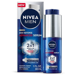 Sérum visage avancé anti-âge NIVEA Men Age Defense, 1.0 fl oz - Boîte imparfaite