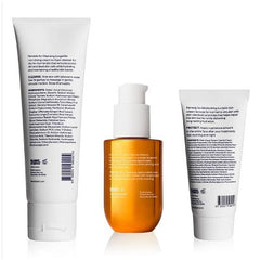 Remedy Skin Brightening 3-Piece Skincare Kit Gentle Cleanser Vitamin C Serum 2.7oz - Imperfect Box