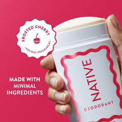 Native Holiday Limited Edition Deodorant Frosted Cherry 2.65oz - Imperfect Container