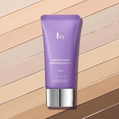 MISSHA M Perfect Cover Serum BB Cream #27 Honey Beige 1.18 fl oz - Imperfect Box