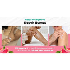 Lotion corporelle exfoliante Dermasuri au pamplemousse rose 4oz - Neuf