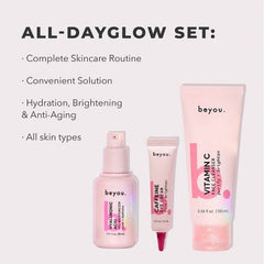 Beyou. Coffret Glow toute la journée 4.89 fl oz/3ct - Neuf