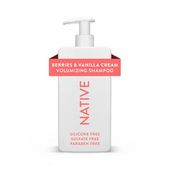 Shampooing volumisant Native Berries et crème vanillée, 16,5 fl oz - Contenant imparfait