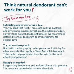 Clean Age Cedar & Sea Salt AHA Solid Deodorant for Teens 2.25oz - Imperfect Container