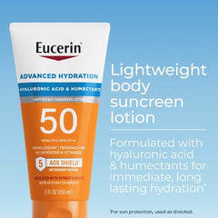 Eucerin Advanced Hydration Sunscreen Lotion SPF 50 5 fl oz - Imperfect Container