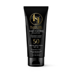 Black Girl Sunscreen Make it Hybrid with Zinc and Lavender Sunscreen SPF 50 3 fl oz - Imperfect Container