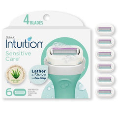 Schick Intuition Sensitive Care 6 unidades - Caja imperfecta