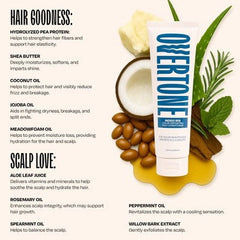 Après-shampoing quotidien Overtone Indigo Iris - Coloration bleue semi-permanente pour cheveux 4.5 oz - Neuf