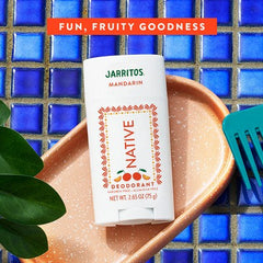 Déodorant Native pour femmes et hommes, édition limitée Jarritos Mandarin 2.65oz - Neuf
