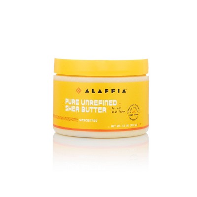 Beurre de karité pur non raffiné Alaffia sans parfum 11oz - Neuf