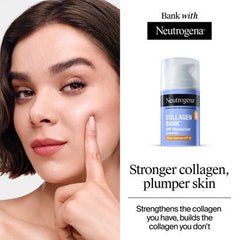 Hidratante facial diaria con colágeno Neutrogena Collagen Bank SPF 30, 2 fl oz - Caja imperfecta