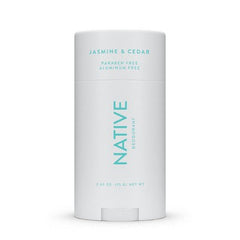 Native Solid Deodorant for Women & Men Jasmine & Cedar  Aluminum-Free 2.65oz  - New