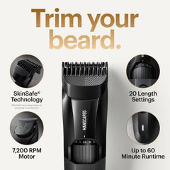Recortadora inalámbrica para barba The Beard Hedger SkinSafe de MANSCAPED - Nueva